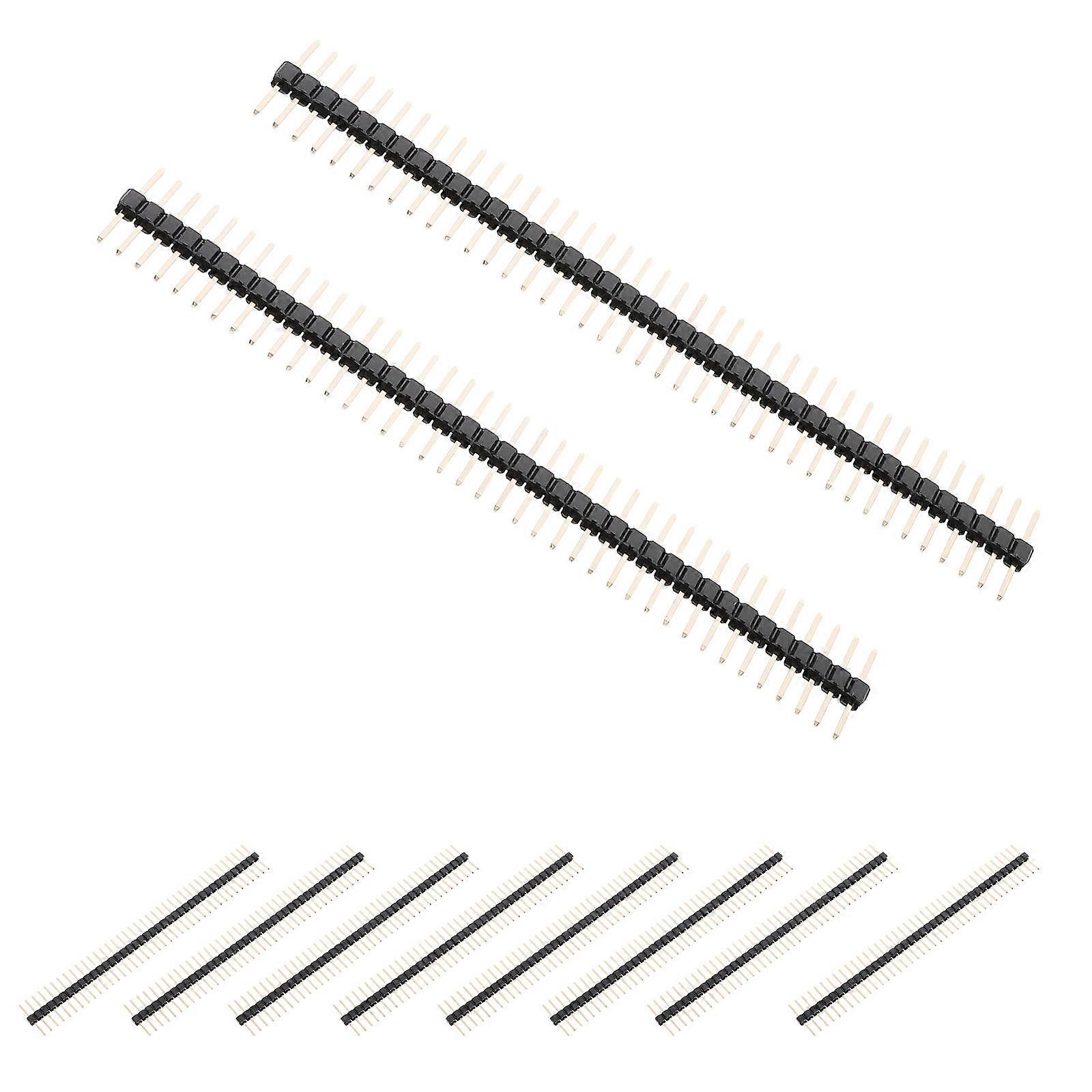 Metal Pins Female Header Pin for Connector 60Pcs Single Row Long Pins
