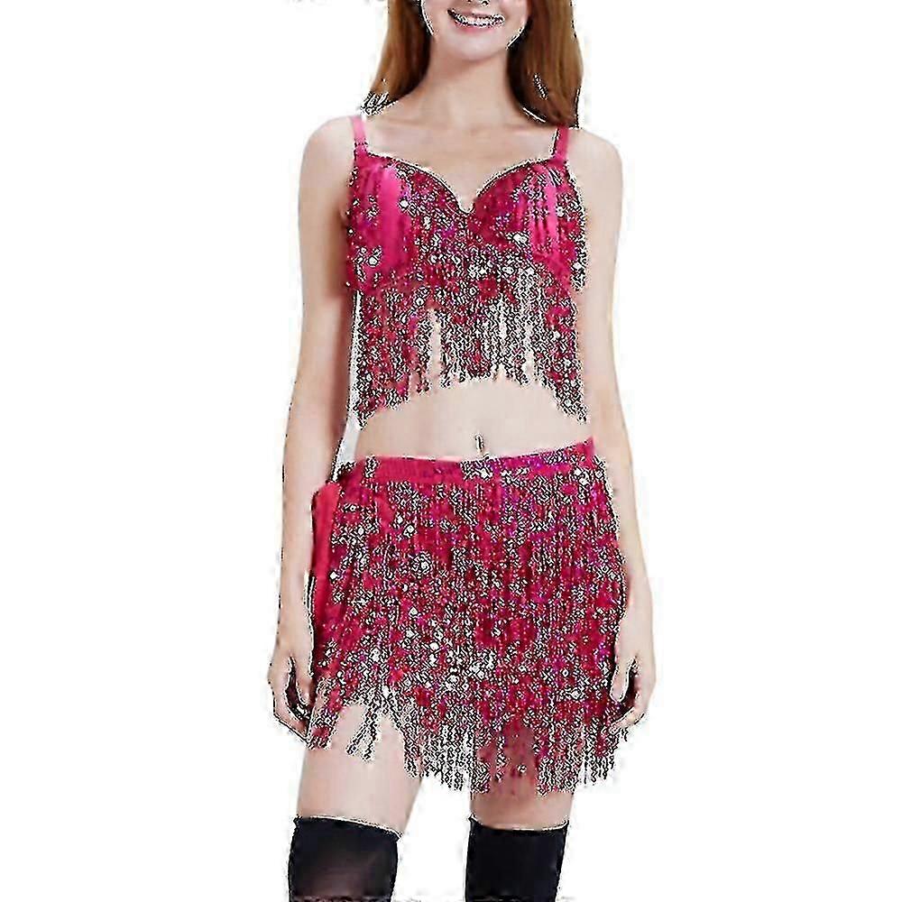 Halloween vatsa tanssi puku latinalainen tanssi hame intialainen tanssi setti