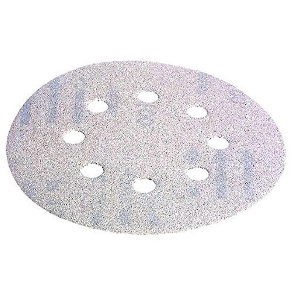 P33364 HookandLoop Backed Abrasive Discs, 5Inch, White, Orbital Sander Compatible