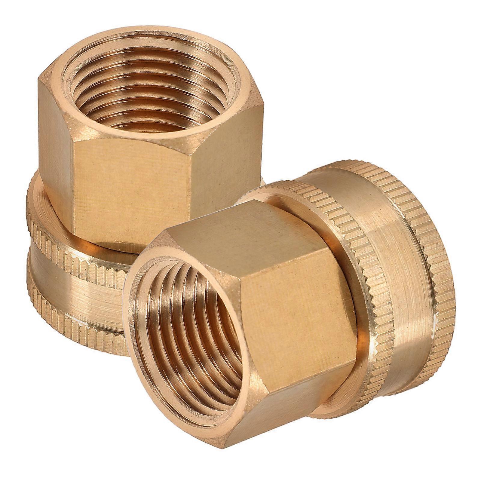 Water Hose Connector For Fixing Leaks In Gardening Utilizing Durable Brass Material 6Pcs