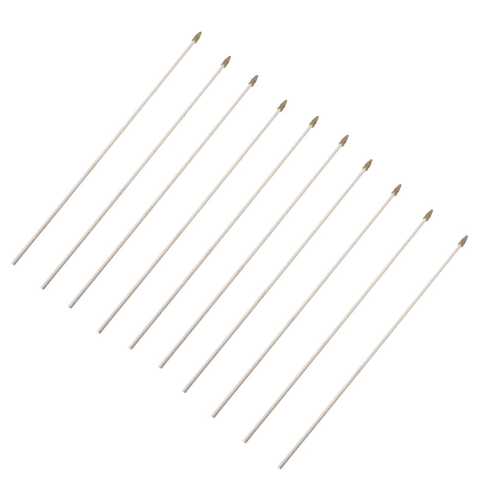 20 Pcs Wooden Flag Poles Cylindrical Shape For Tour Guides And Outdoor Activities 20.83x0.59x0.59in Durable Material