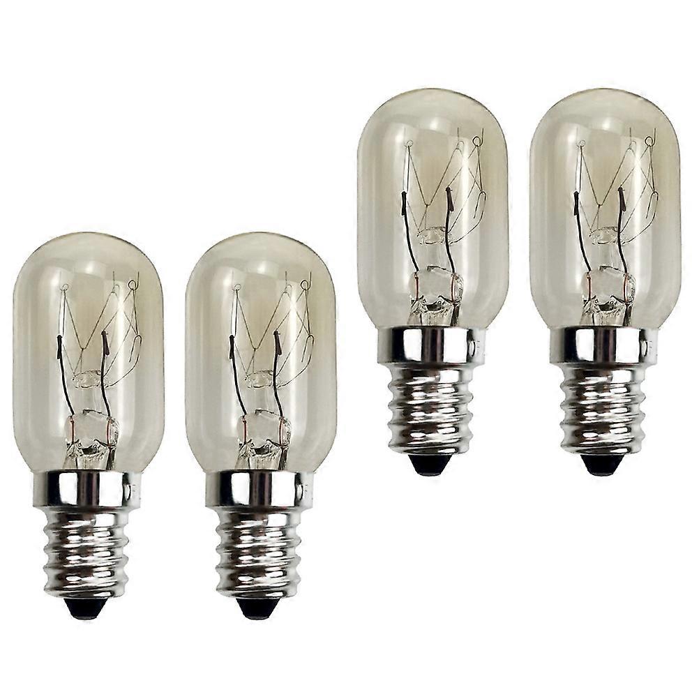 Refrigerator Bulb E12s Base Light Bulbs for Lighting 4Pcs Warm White Heat Resistant