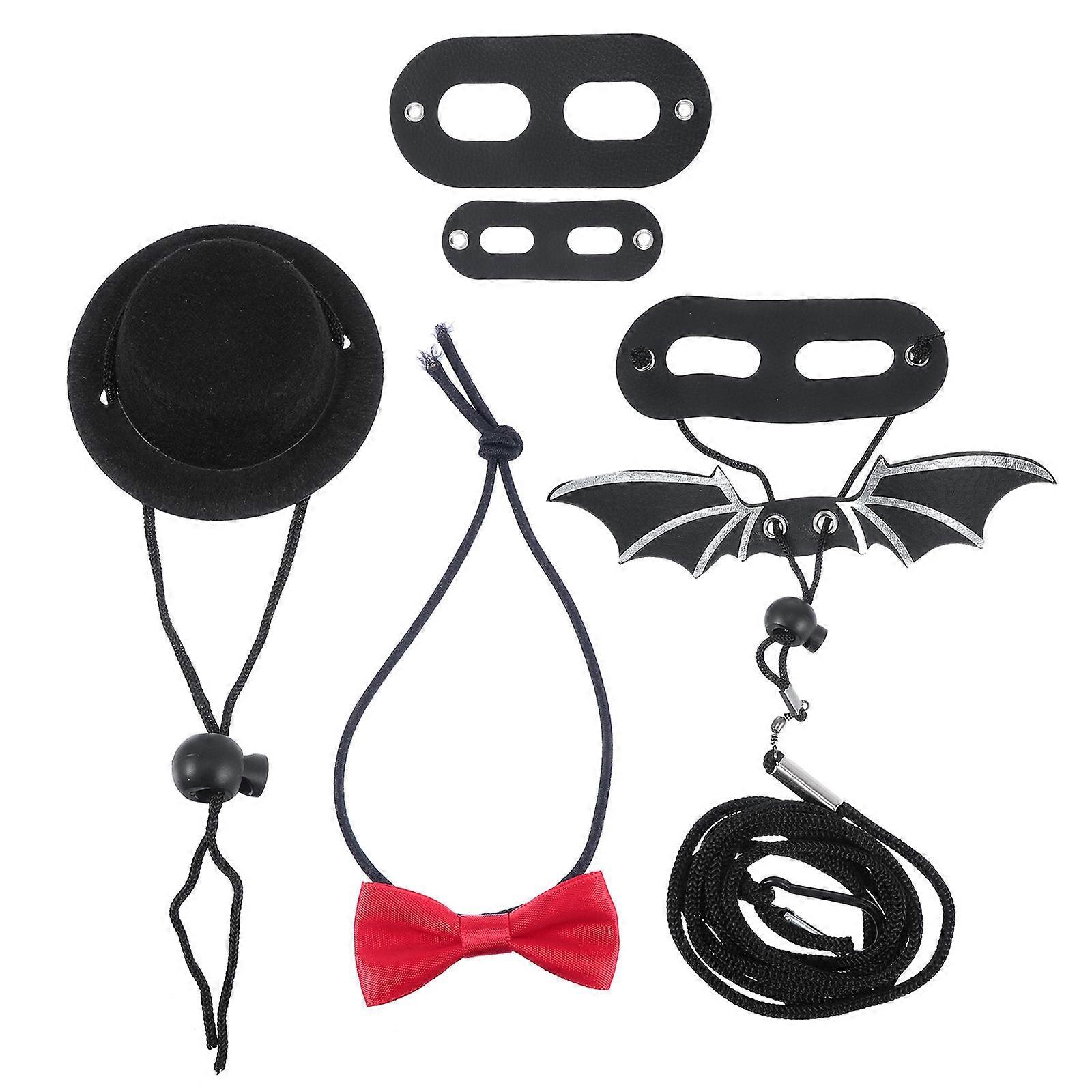 Lizard Traction Rope Bowtie Hat Costume for Valentine 3Sets