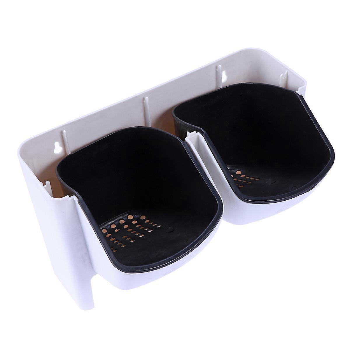 Wall Mounted Planter Wall Planter for Planting Use 2Pcs White