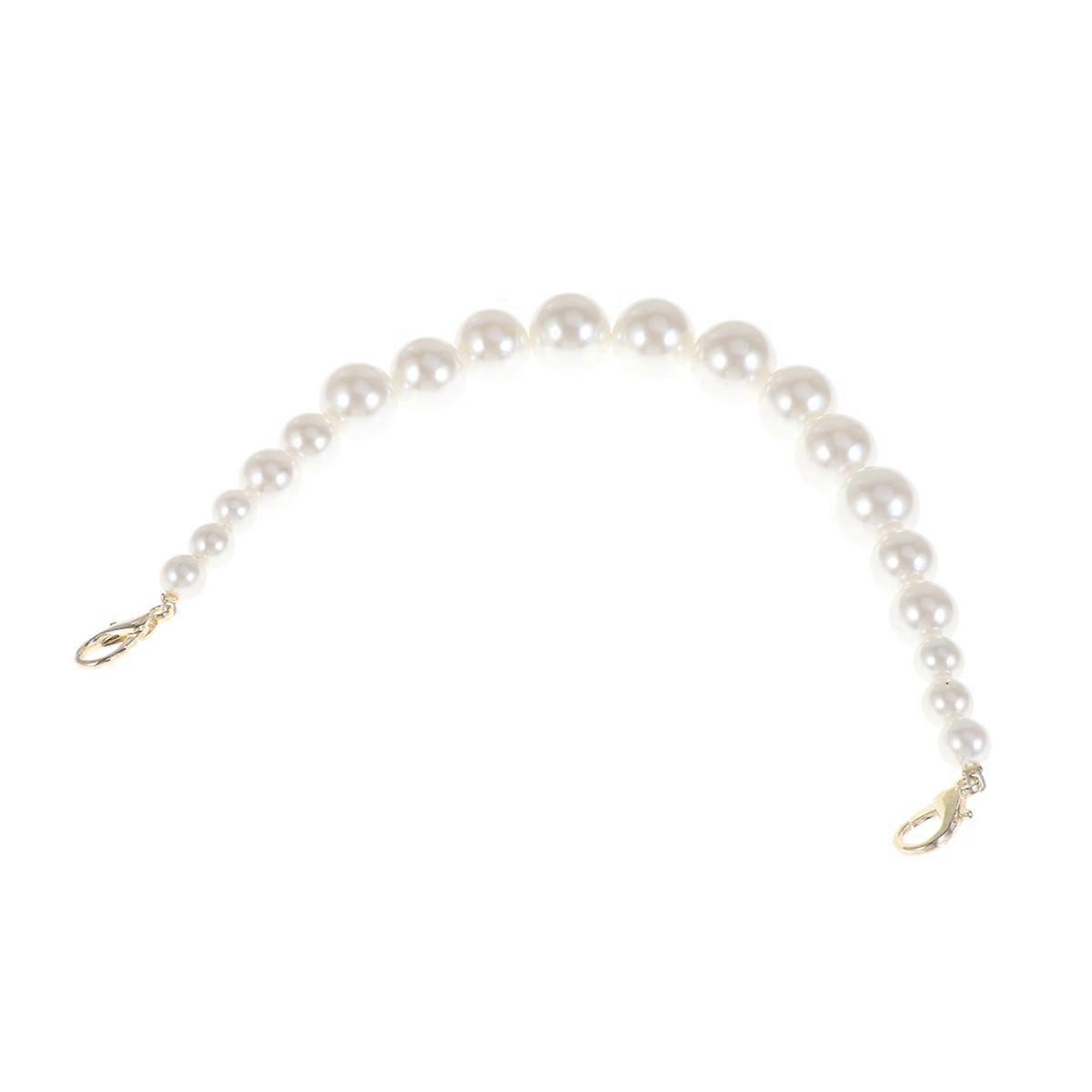 Chain Handle Purse Strap With Metal Buckles For Handbag 1Set