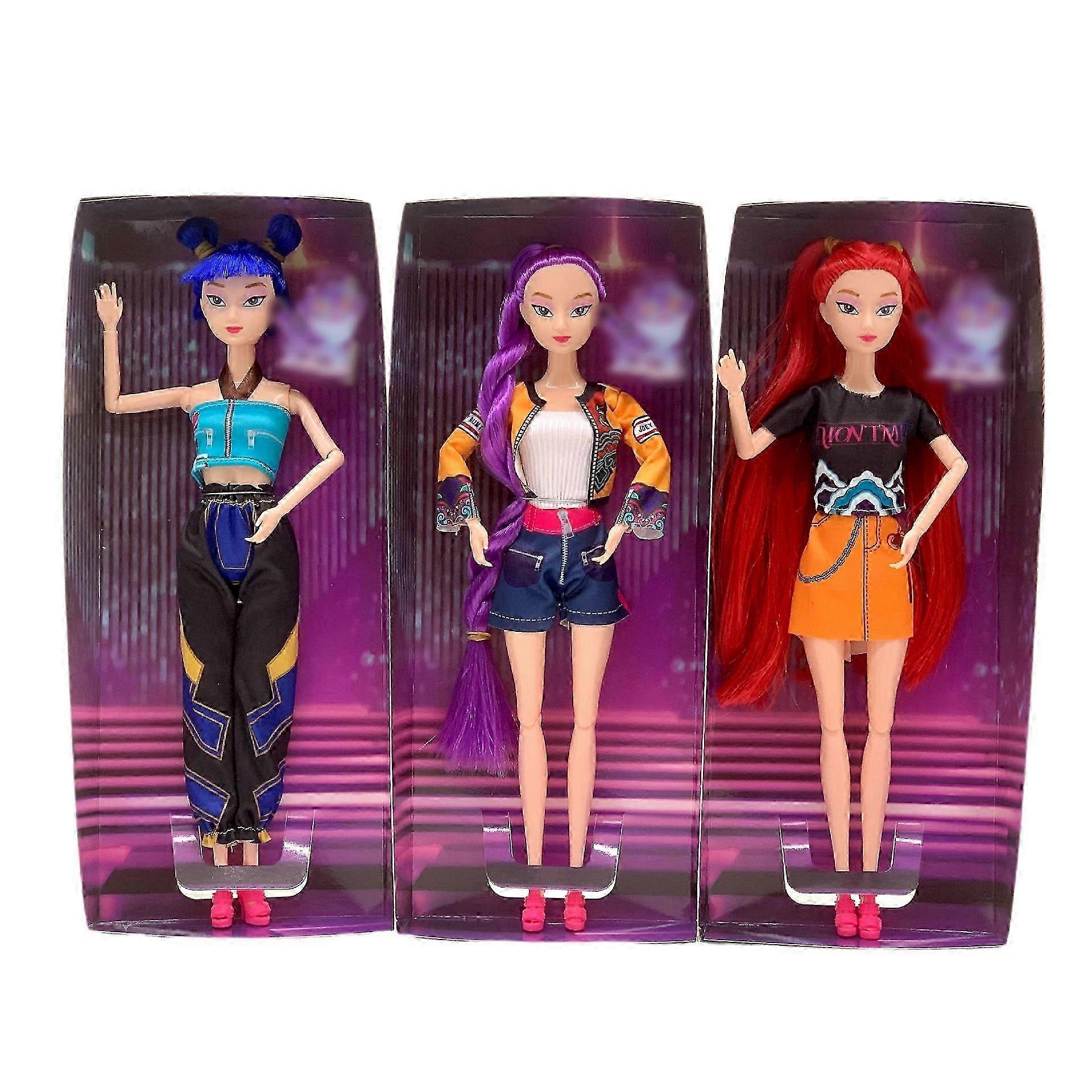 Bambole giocattolo K-POP Devil Hunter Lumie, Mira e Zoe