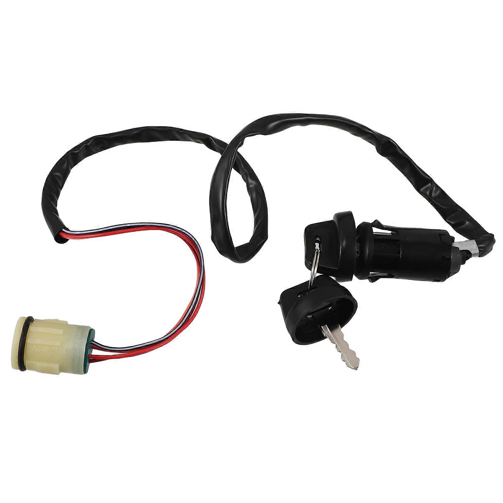 Electric Ignition Switch for Atv 2Pcs Keyed Starter Replacement Control