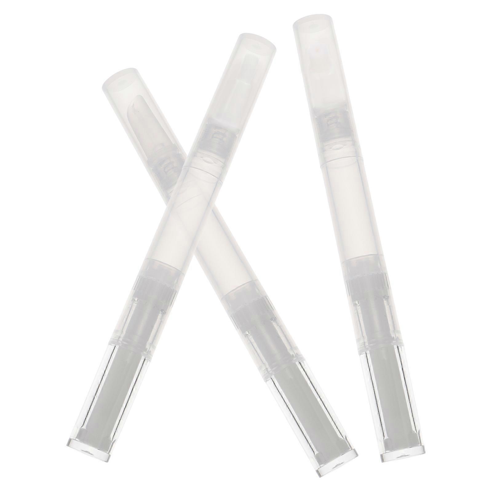 Lip Gloss Sample Bottles for Convenient Storage 3Pcs Silver