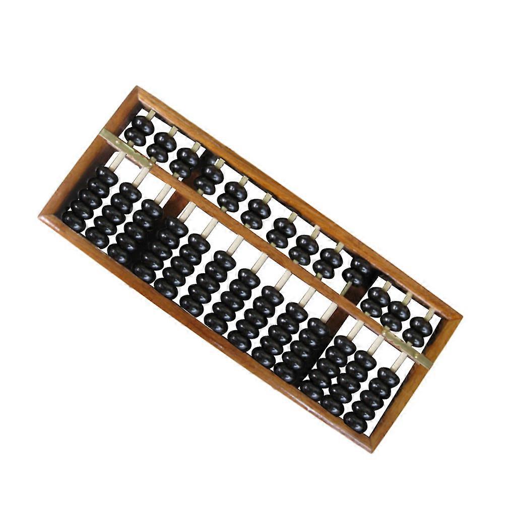Black Abacus Wooden Educational Tool for Early Learning 3Pcs