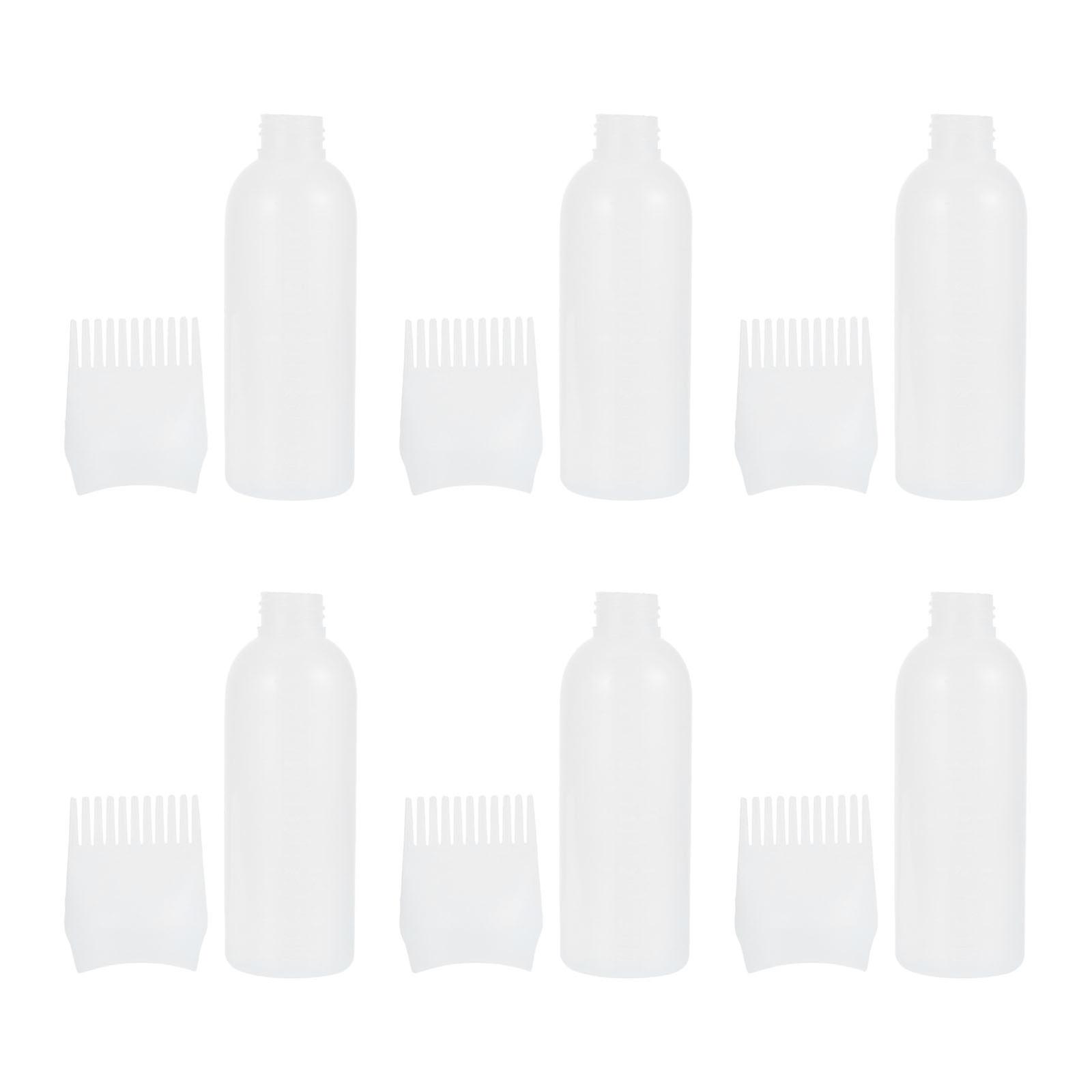 Comb Bottle for Hair Coloring Dying with 18Pcs Pack