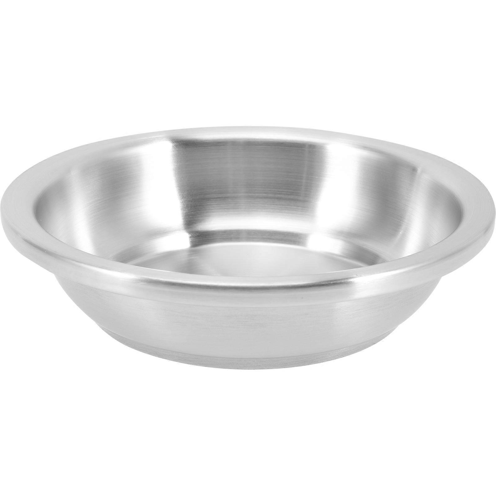 Silver Stainless Steel Plate for Dumpling Storage with 3Pcs Kitchen Plates