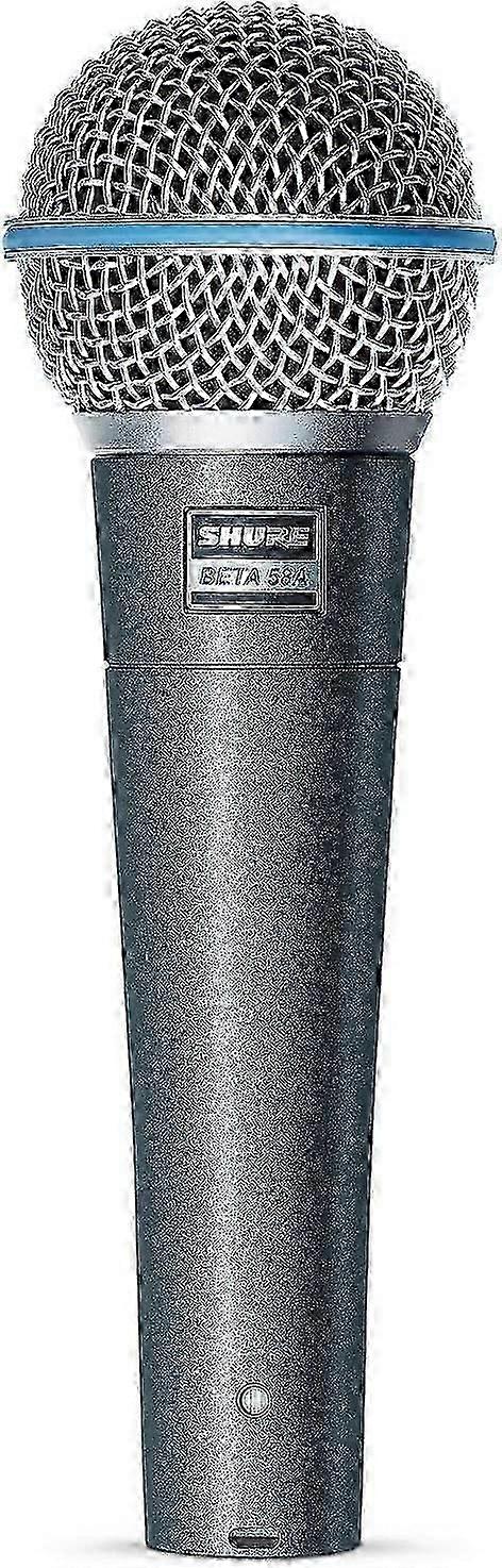 Shure Beta 58A Dynamic Vocal Microphone, Professional Stage Microphone for Live Performances