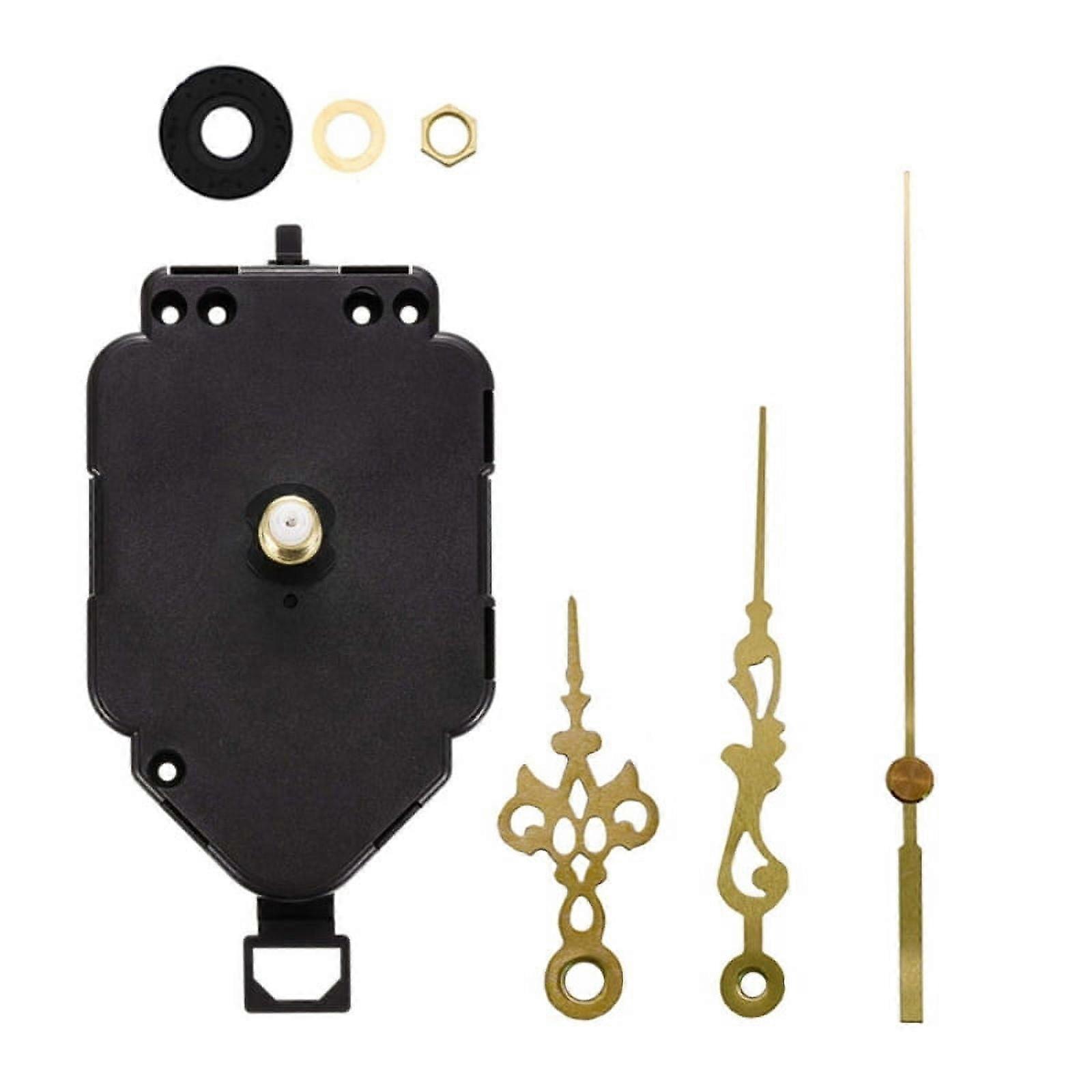 Quality Pendulum Clockwork Clock Movement Set with Metal Pointers for Clock Repair Parts DIY Project Accessories