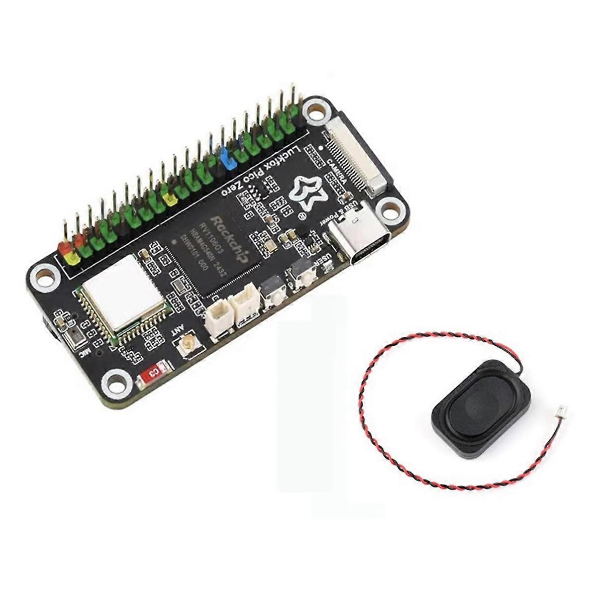 Zero Linux Micro-WiFi6 Development Board Based on RV1106G3 Chip 1 TOPS Computing Power 8GB EMMC with 8 2W Speaker