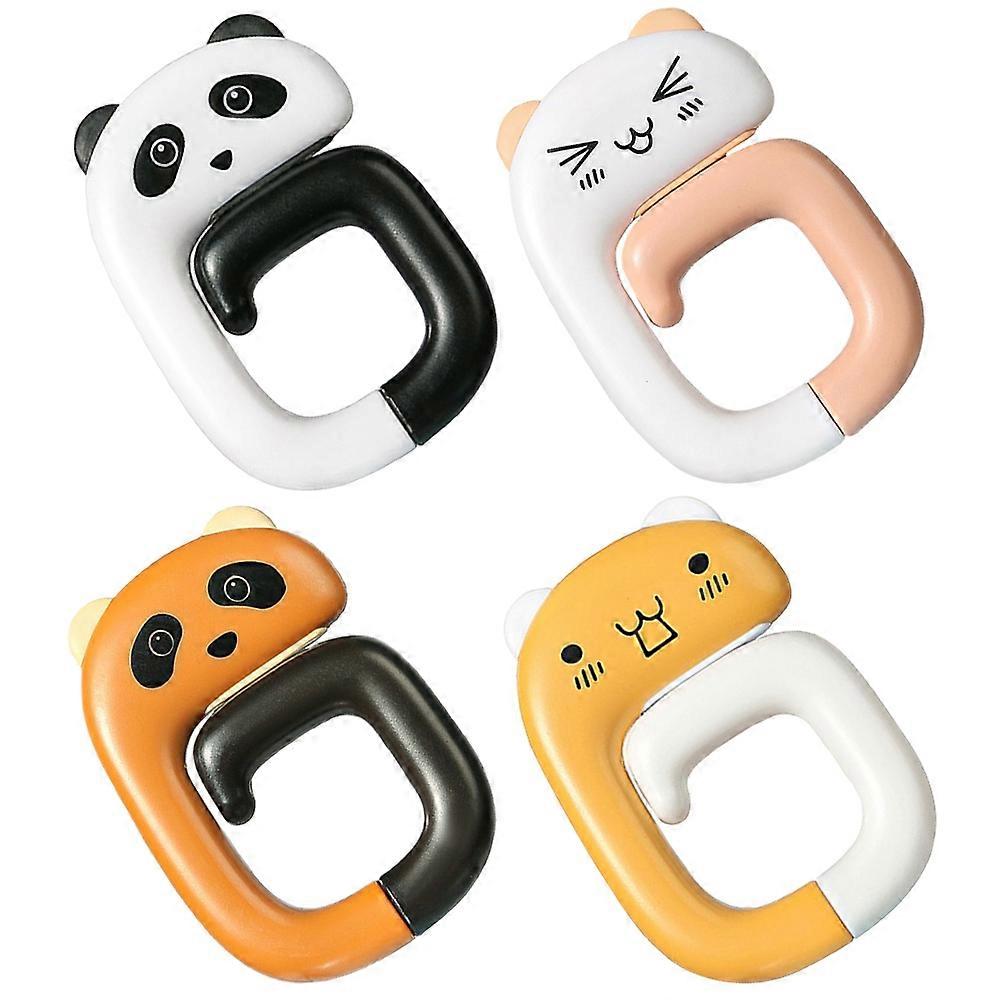 Panda Shape Purse Hooks for Hanging 12Pcs Desk Backpack Hooks At Home