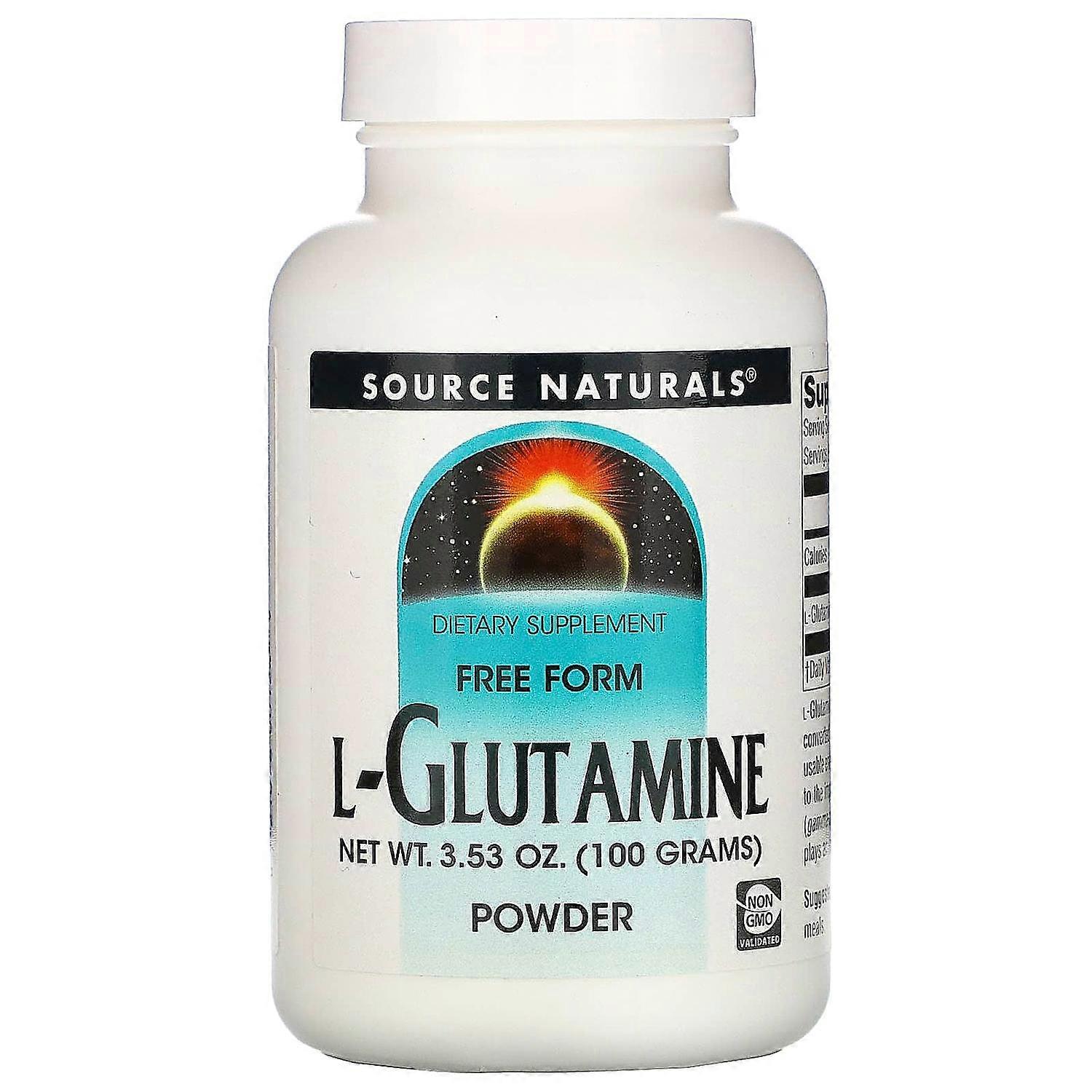 Source Naturals, L-Glutamine Powder, 3.53 oz (100 g)