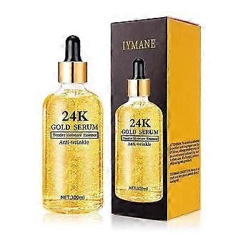 Bouteille en plastique de 100 ml (A) $ Produit de soin de la peau hydratant anti-rides raffermissant et liftant liquide essence d'acide hyaluronique or 24 carats 25-26