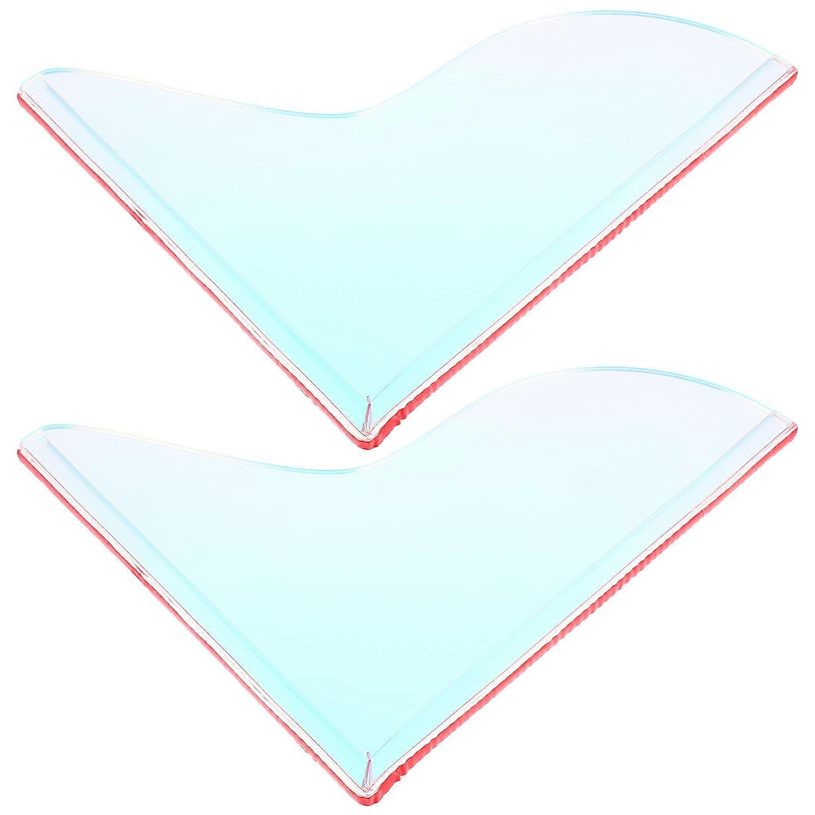 Bath Splash Board Acrylic Tub Splash Protector for Bathroom 1Pair Waterproof