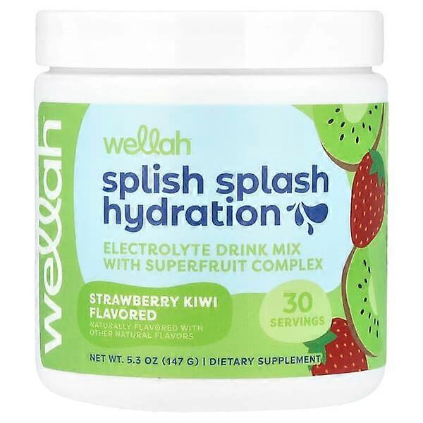 Wellah, Splish Splash Hydration, Strawberry Kiwi, 5.3 oz (147 g)