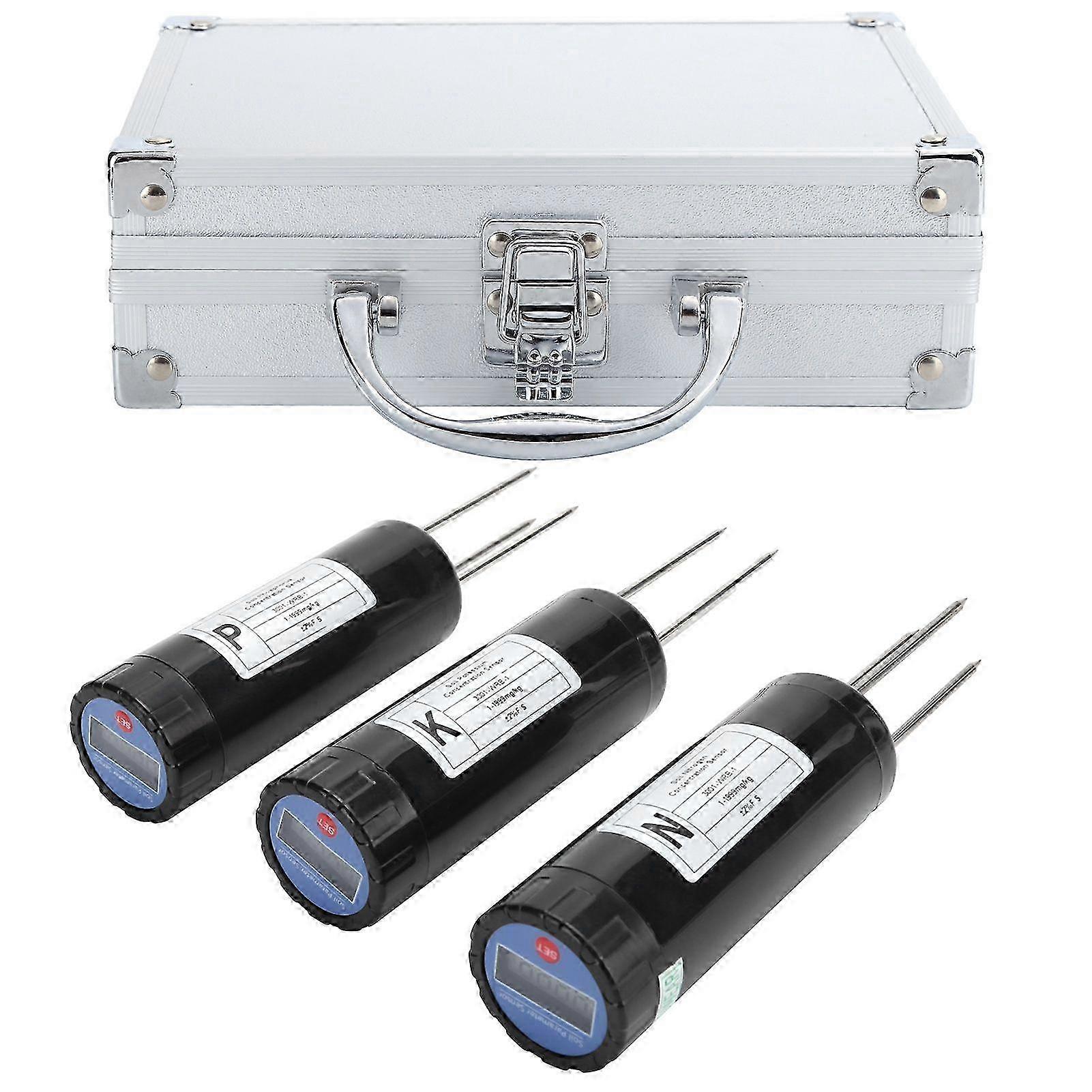 Soil Tester Nutrient Intelligent Fertilizer Detector Meter NPK Sensor Gardening Tool