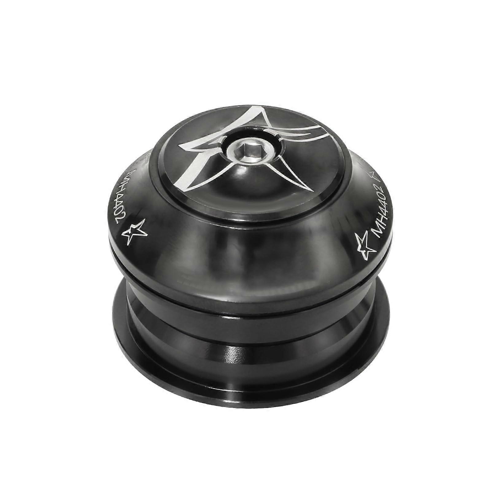 Bicycle Headsets Threadless Alloy For Road Bikes Black Finish Strength