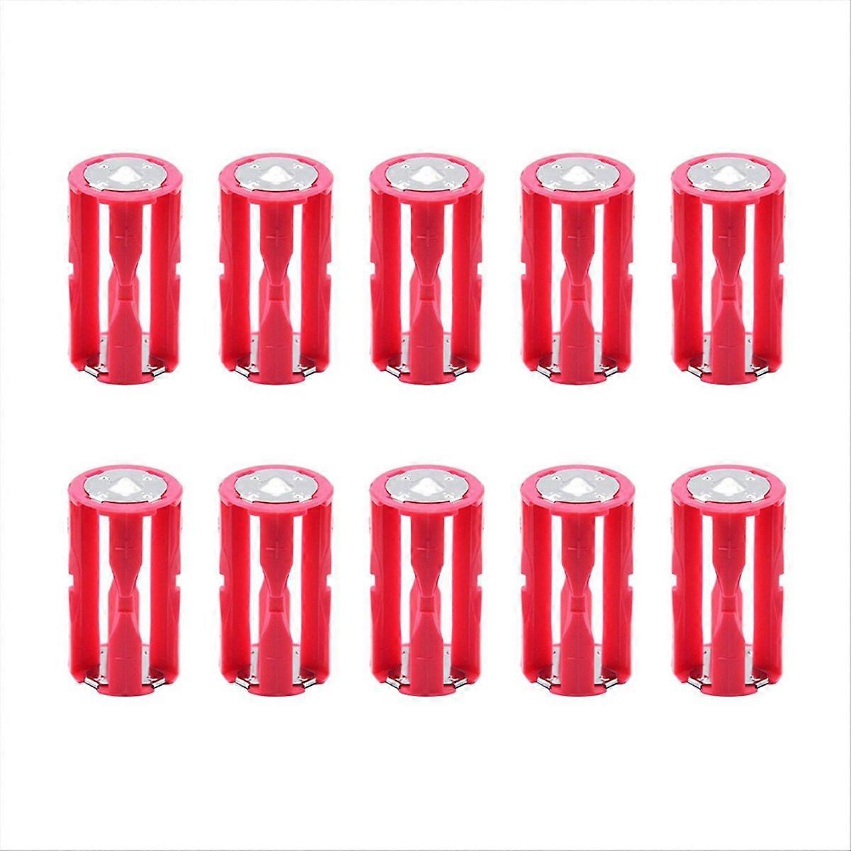 10pcs Parallel Battery Adapter Battery Holders Reusable Rustproof
