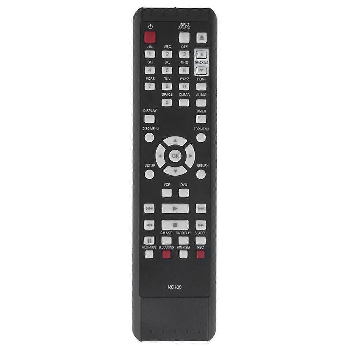 NC180 Remote Control for DVD VCR NC180UH ZV427FX4 ZV427FX4A Recorder