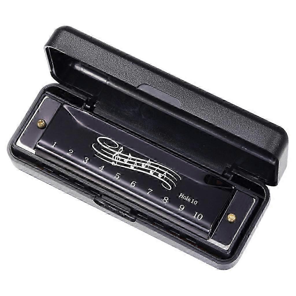 Harmonica in C Key, 10 Holes Blues-Harp Diatonic Harmonica 20 Tones Mouth Organ