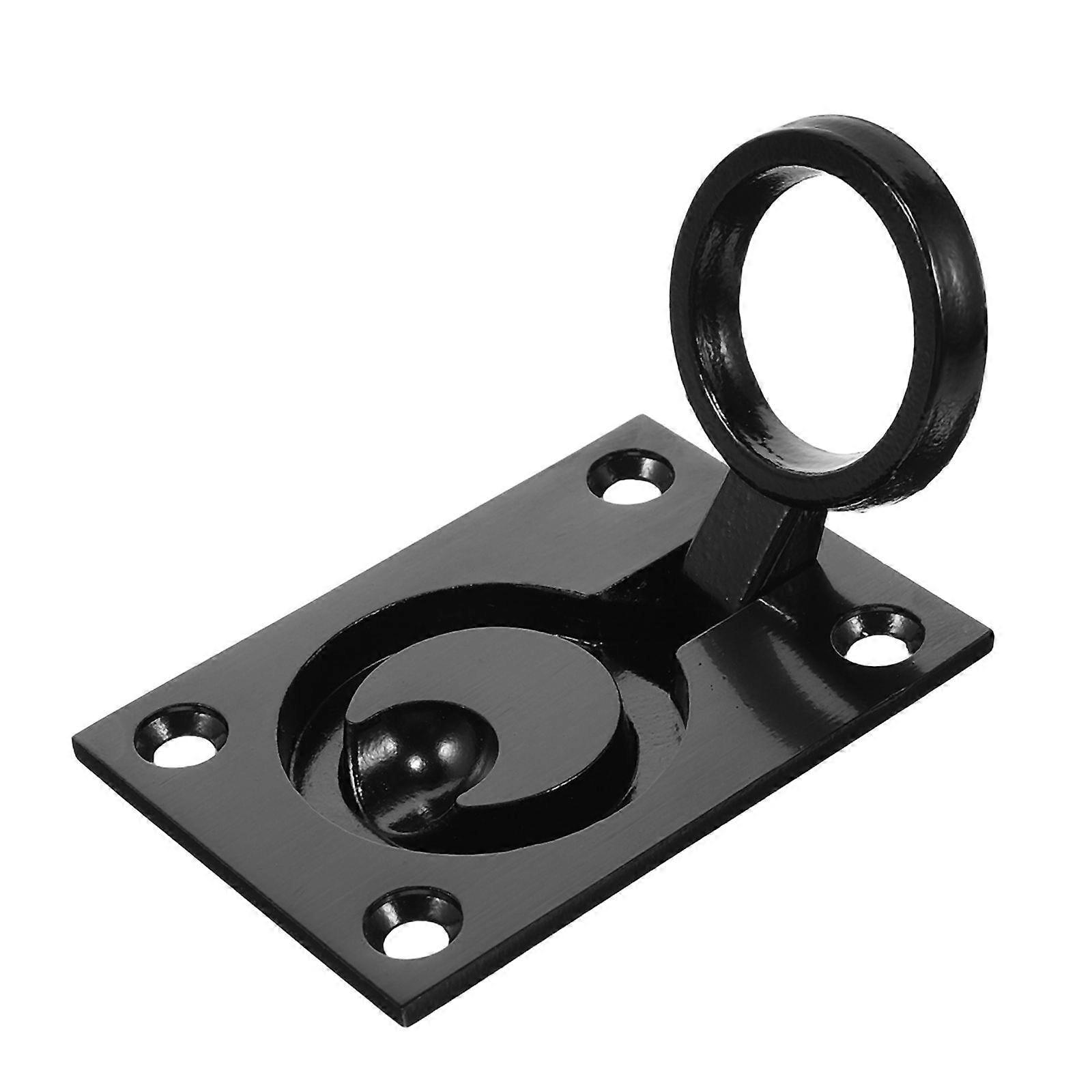 Stainless Steel Flush Pull Ring Handle - Square Recessed Boat Hatch Latch Cabinet Lifting Ring Pull Handle - Yacht Accessory