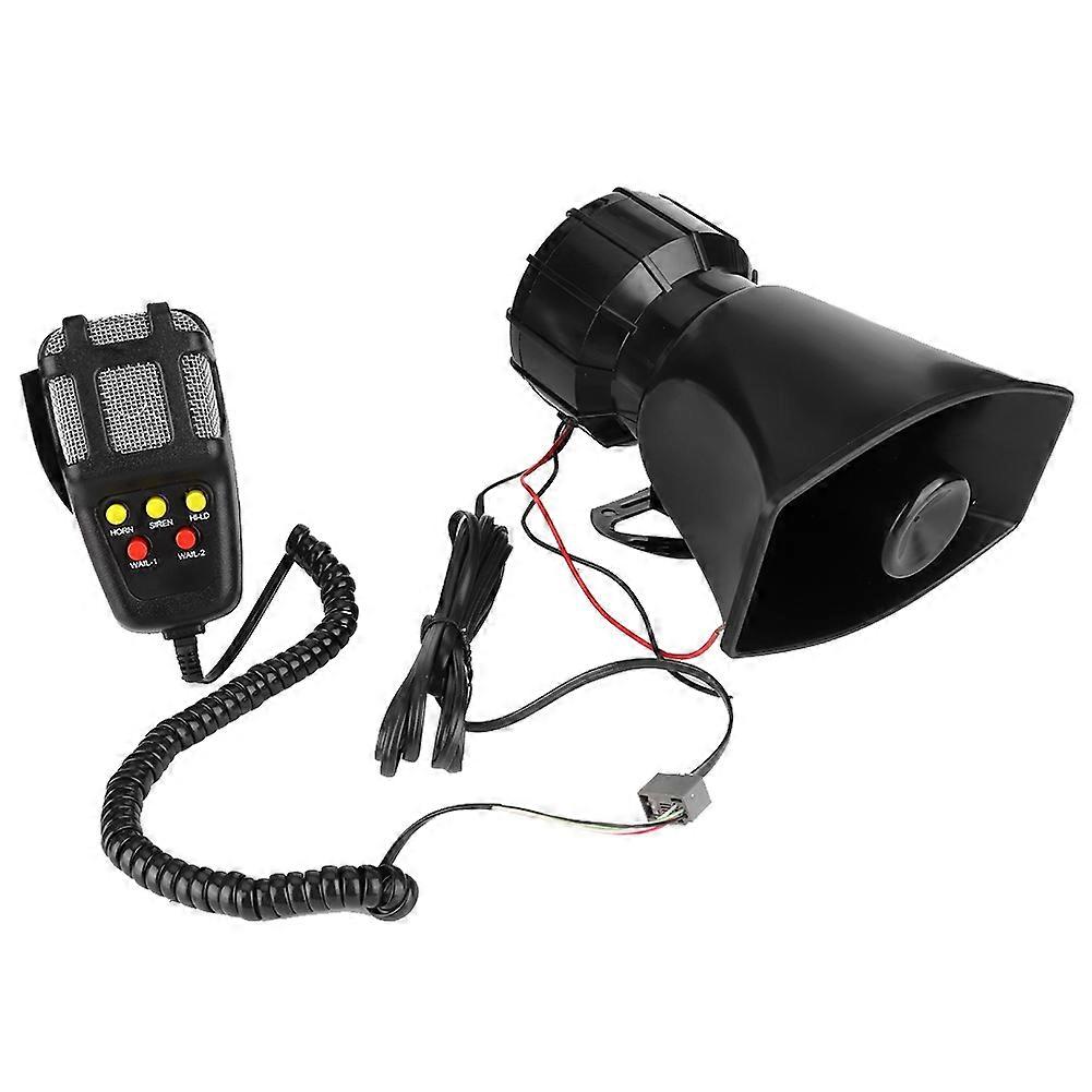 115-130db Super Loud Car 5 Tone Warning Alarm Siren Horn Speaker with Mic