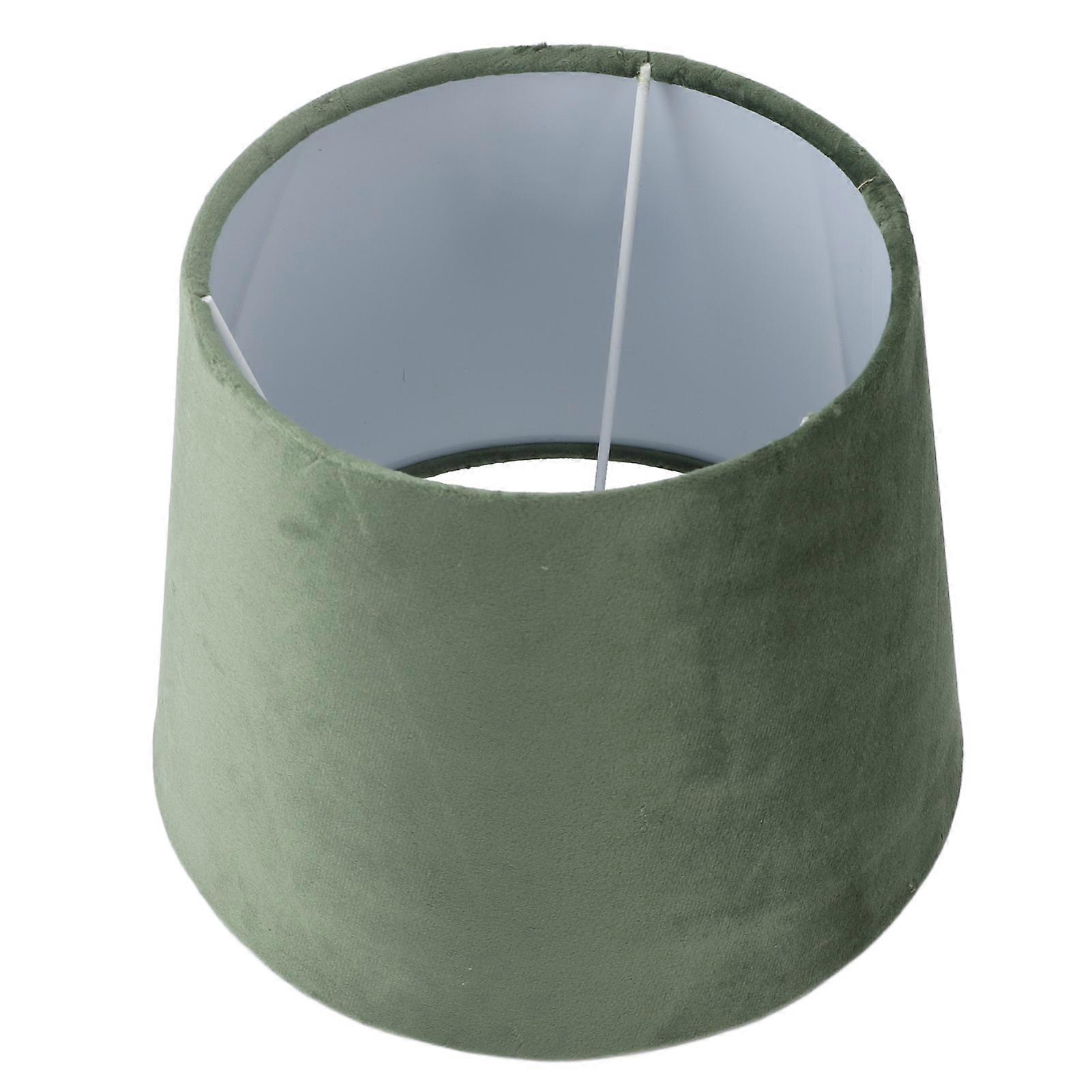 Small Lamp Shade Fabric Lampshade for Table Floor Light E27 E14 Dual Use Hand Crafted Conical Lamp Shade Army Green 