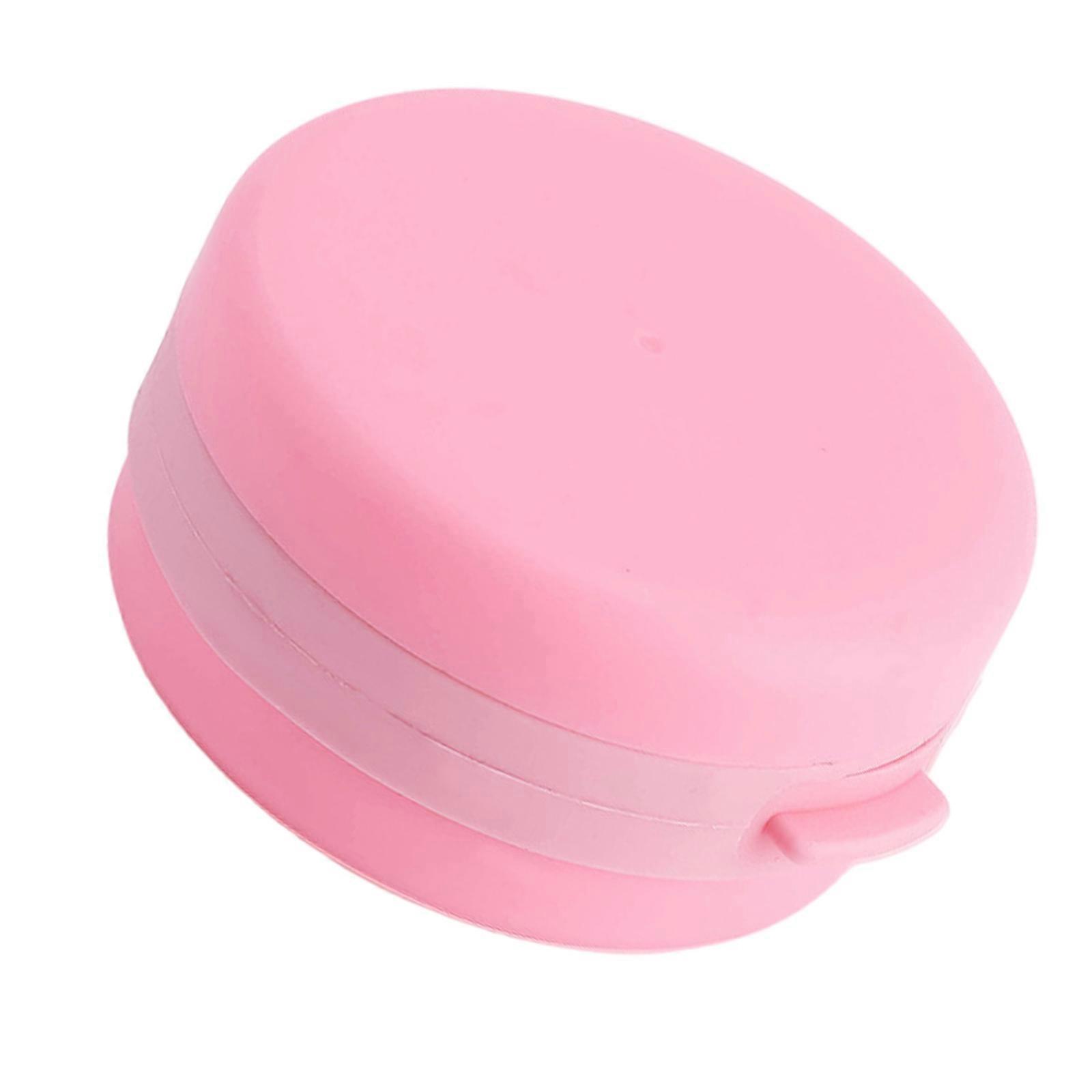 Silicone Body Brush For Bath Time Massage Deep Pore Cleansing And Scalp Relaxation Non Slip Multi Functional  Pink 8.5x8.5cm