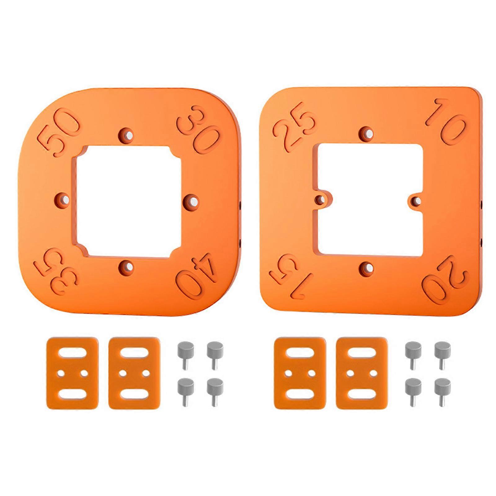 Radius Jig Cutting Auxiliary Tool Woodworking Router Template Round Corner Radius Positioning Tool Reusable Multicolor