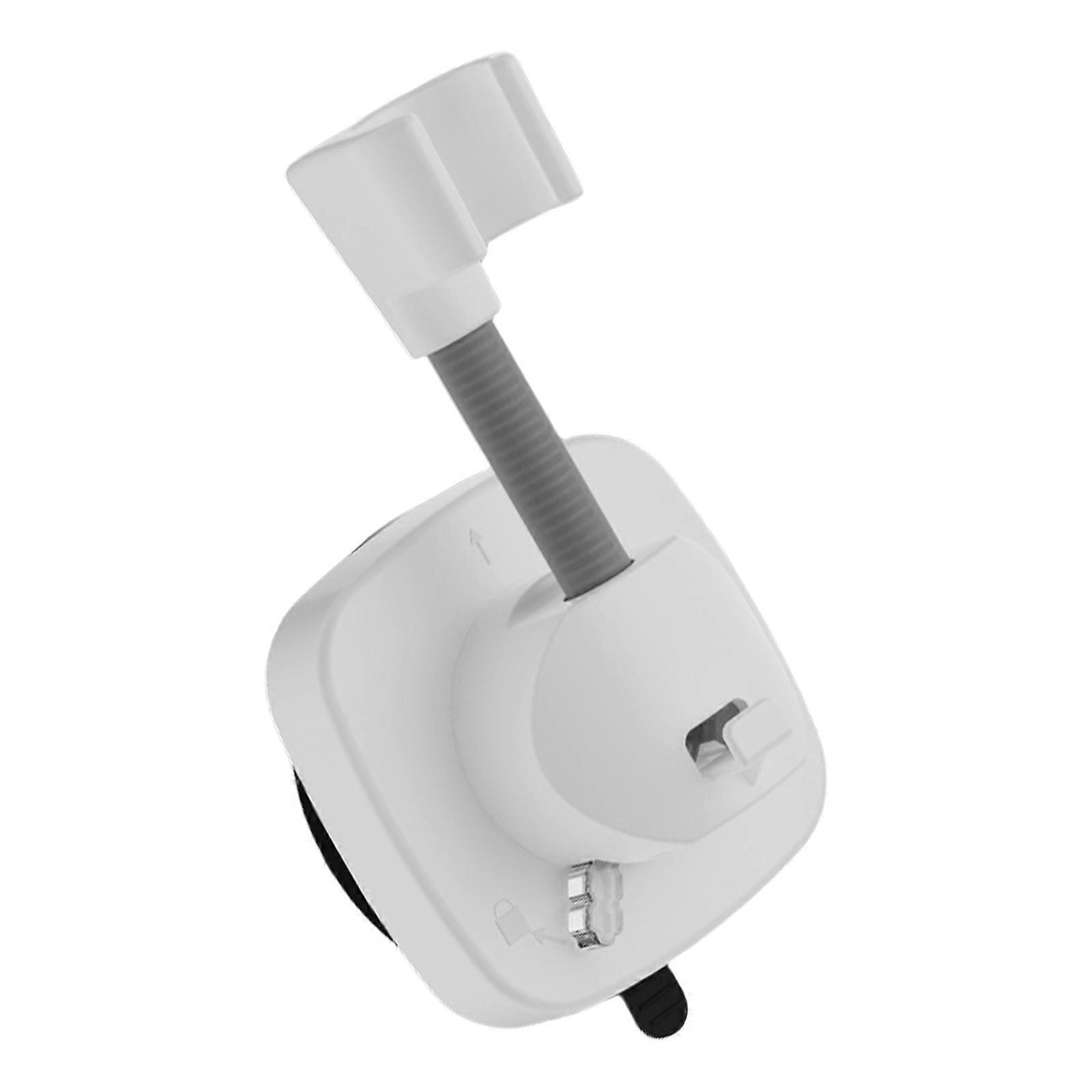 Practical Multipurpose Suction Shower Holders Accessory for Convenient Direction and Height Adjustment in Any Bathroom  White