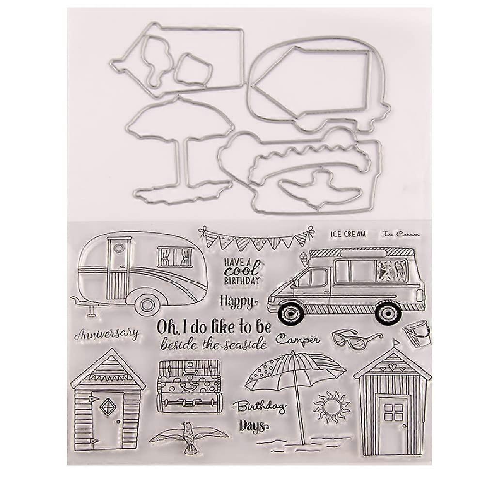 Stamp And Cutting Dies Silicone Stamp DIY Embossing Stencils Alphabet Letters And Numbers Clear Stamp