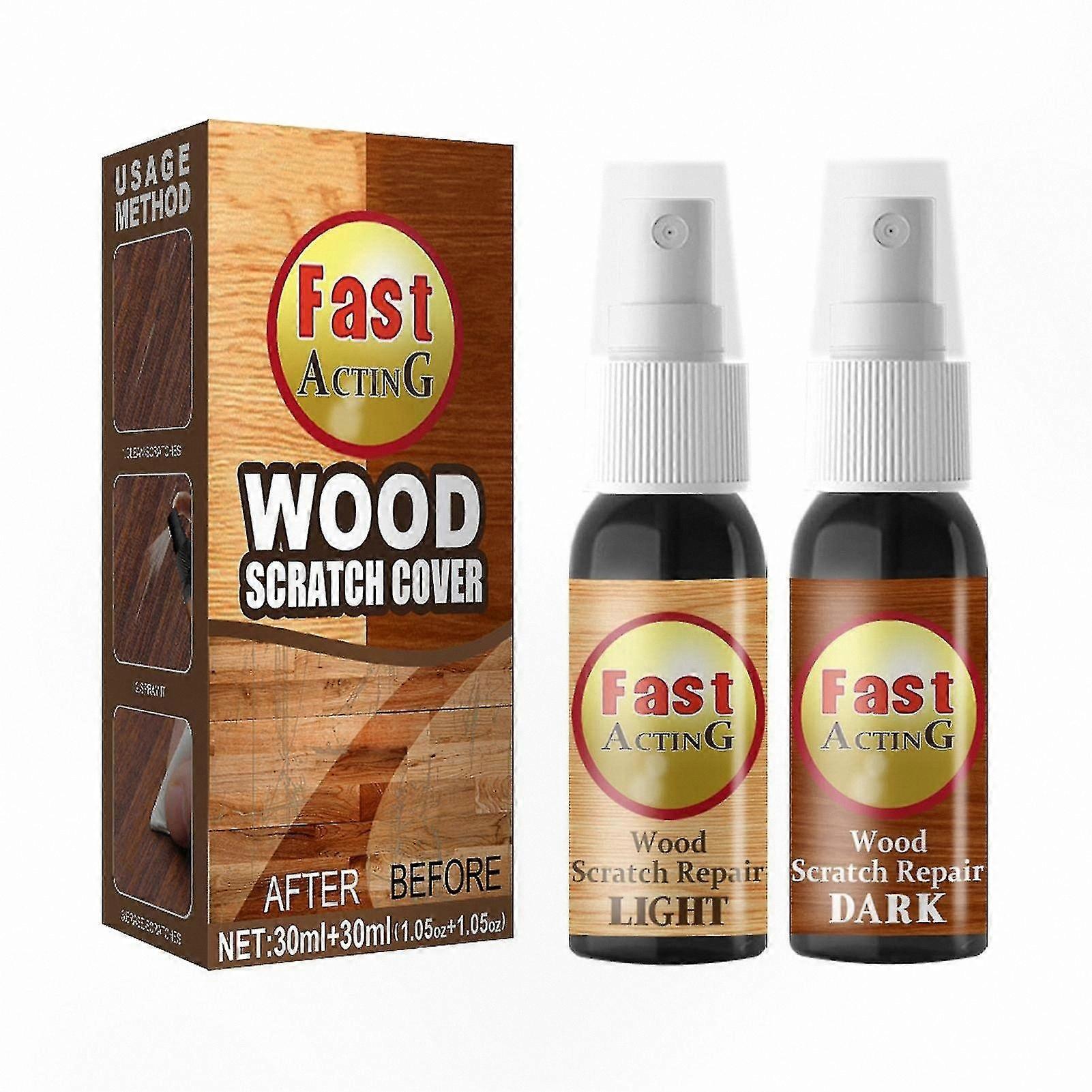 Furniture and Floor Scratch Repair Spray with Cleaning Solution Kit