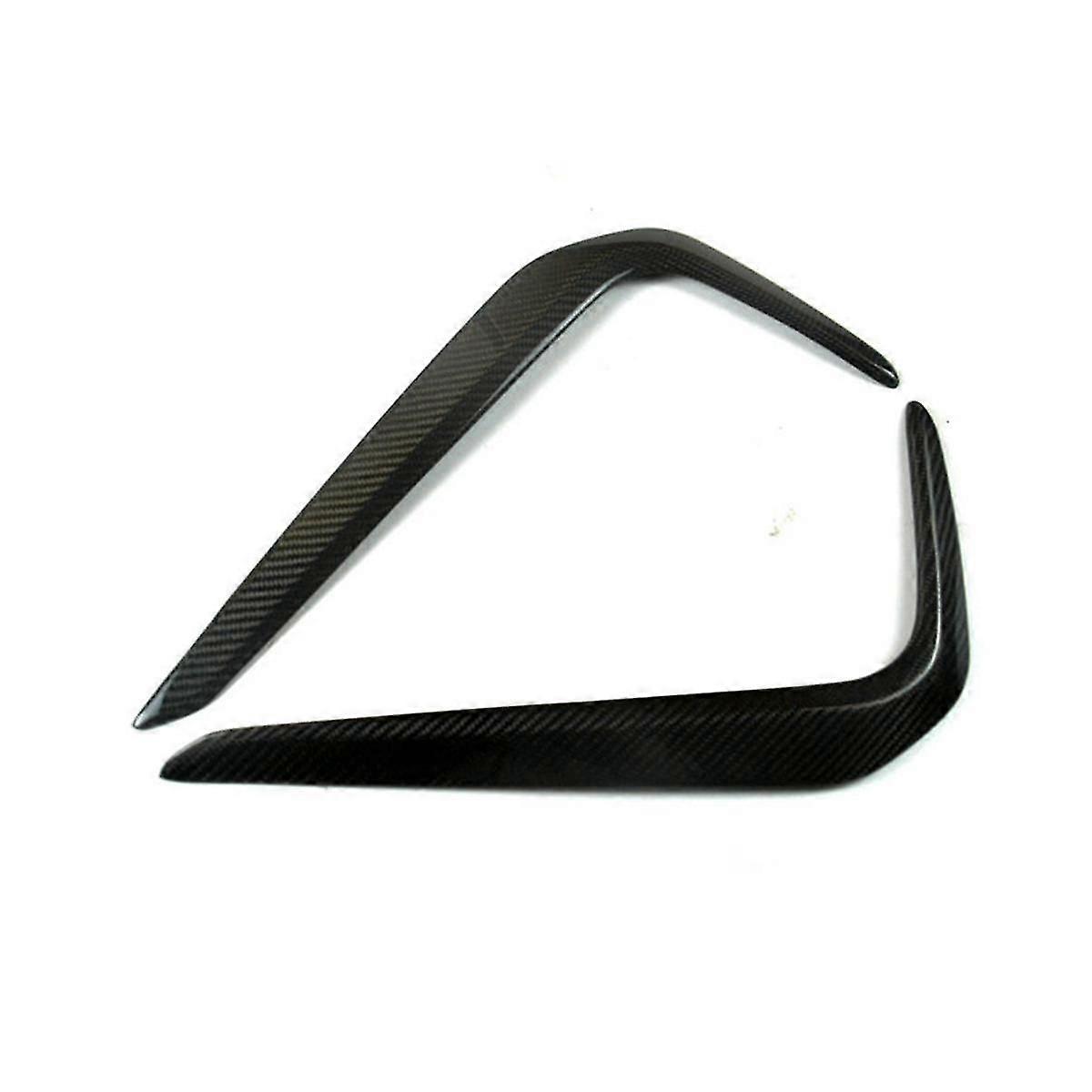 For New 5 Series G30 G38 Front Fog Light Trim Front Bar Upper Wrap Angle Wind Knife Carbon Fibre