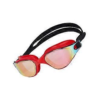 Professional Swim Goggle Waterproofs Blocking Lens Flexible Silicone Seal Youth Sports Age 6-14 for Swimming  Pink colorful gold