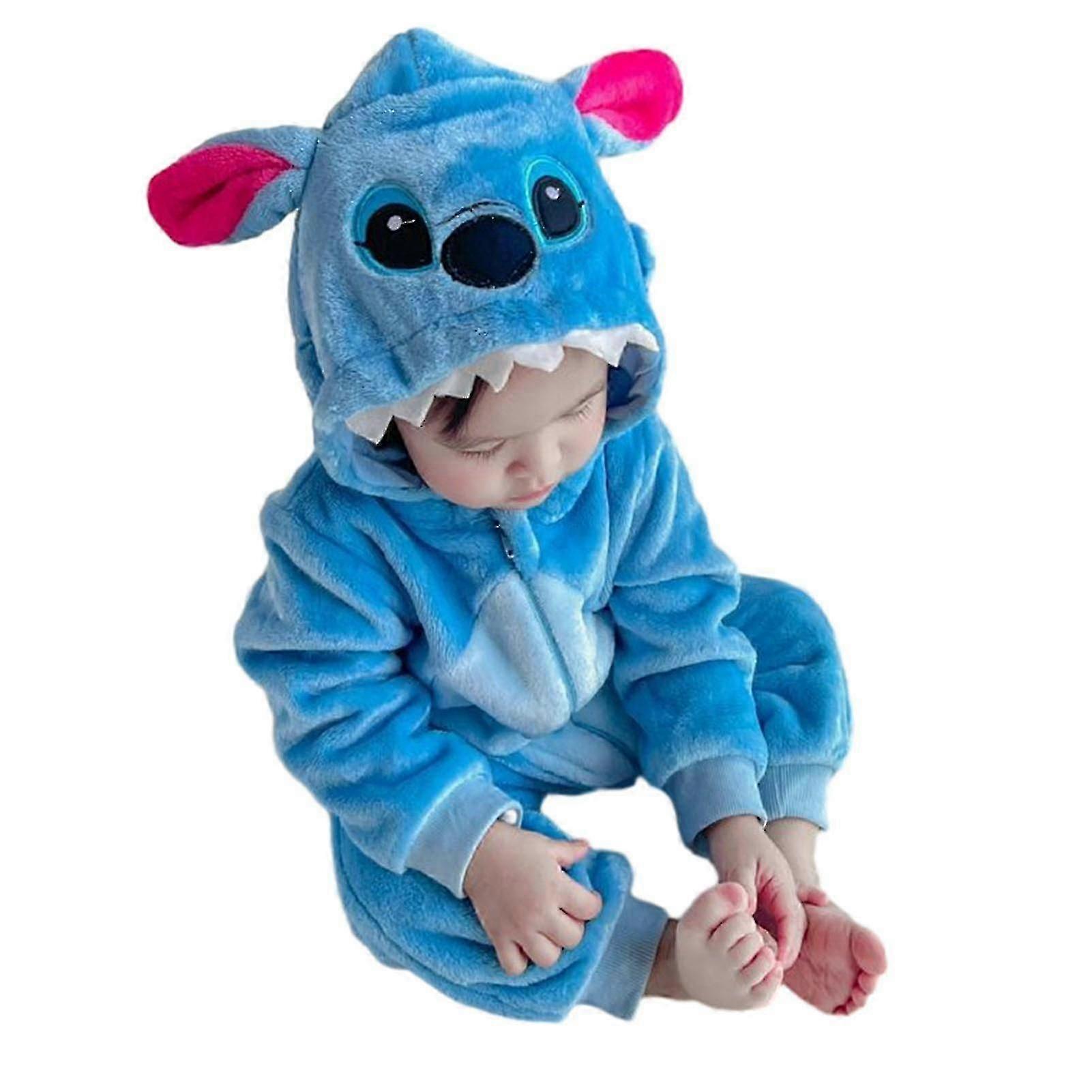 Pyjamas i unik form med lös, långärmad nattlinne i tecknad stil för sovrummet [PB]