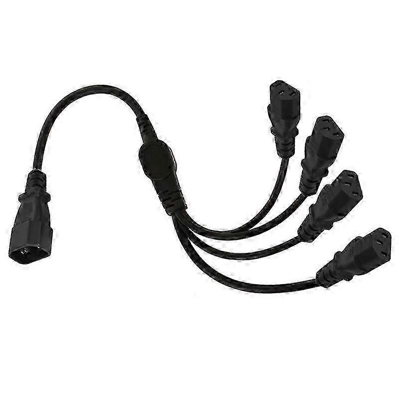 50cm UPS Server C14 to Multiple C13 Extension Cable Power Cord Splitter Wire