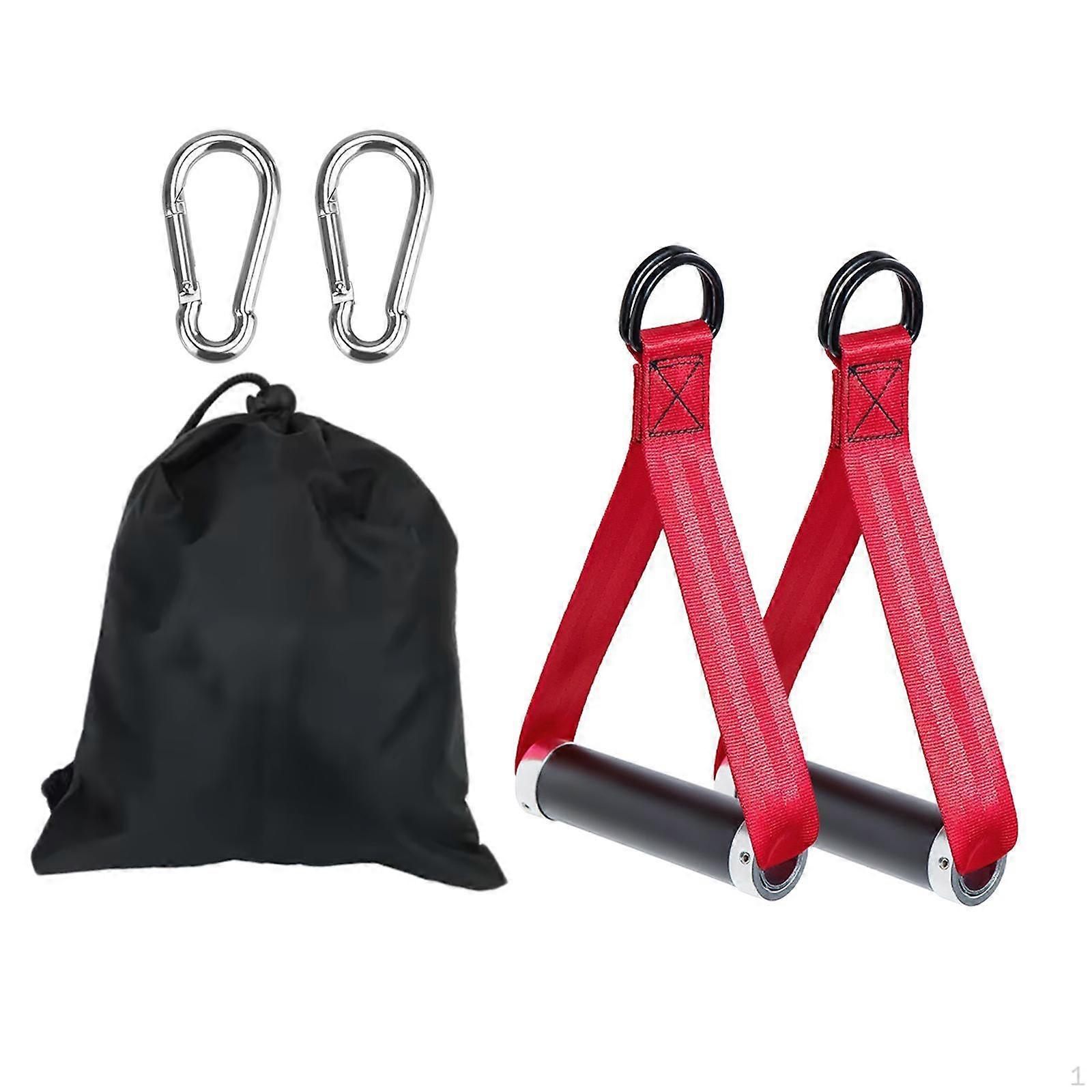 Cable Machine Handle Attachments for Resistance Bands