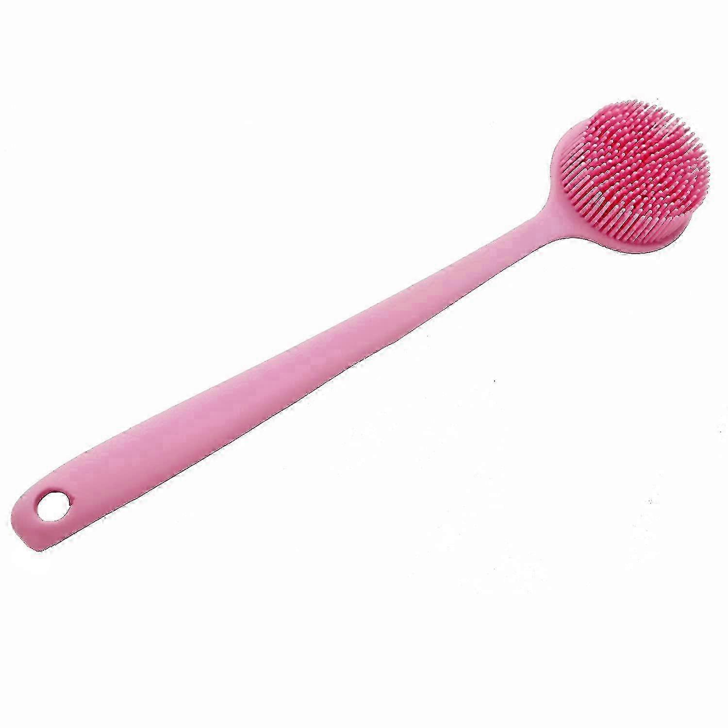 Long Handle Silicone Bath Brush for Effective Cleaning and Exfoliation