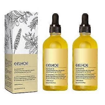 Natural Hair Growth Oil, Veganic Organic Natural Hair Growth Oil 60ml