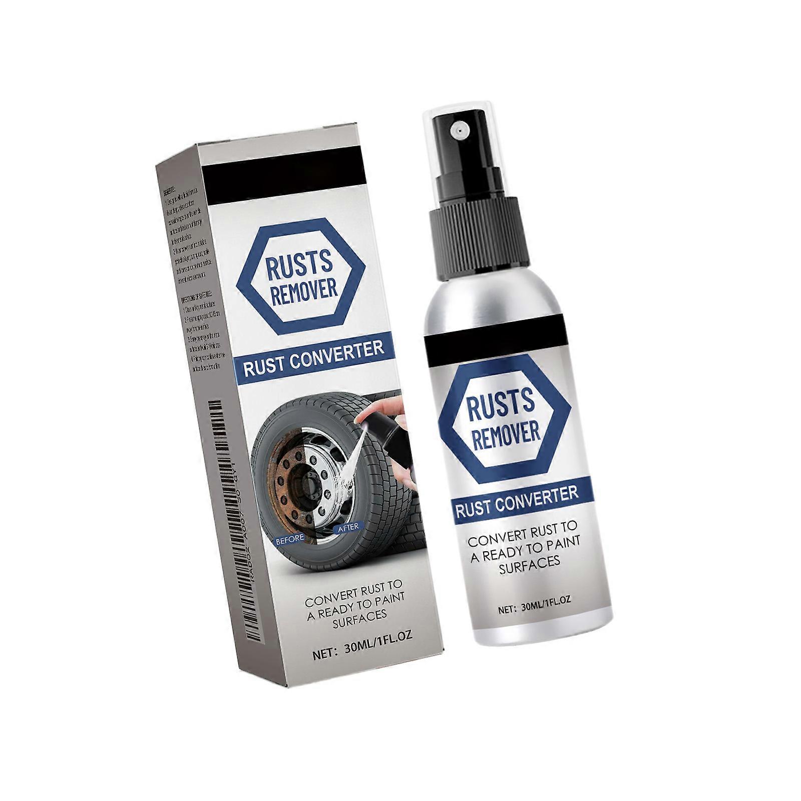 Quick Rust Removal Sprays Non Corrosive Formula Metal Surfaces Restorer 30ml Bottle Suitable For Stainless Steel & Wires Multicolor