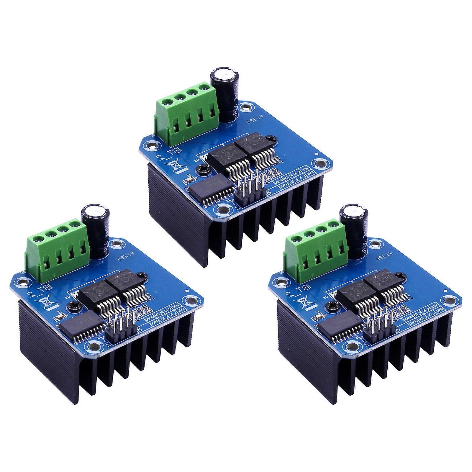 PWM Controlled BTS7960 High Current Driver Module with Reverse and Optimized Efficiency Multicolor