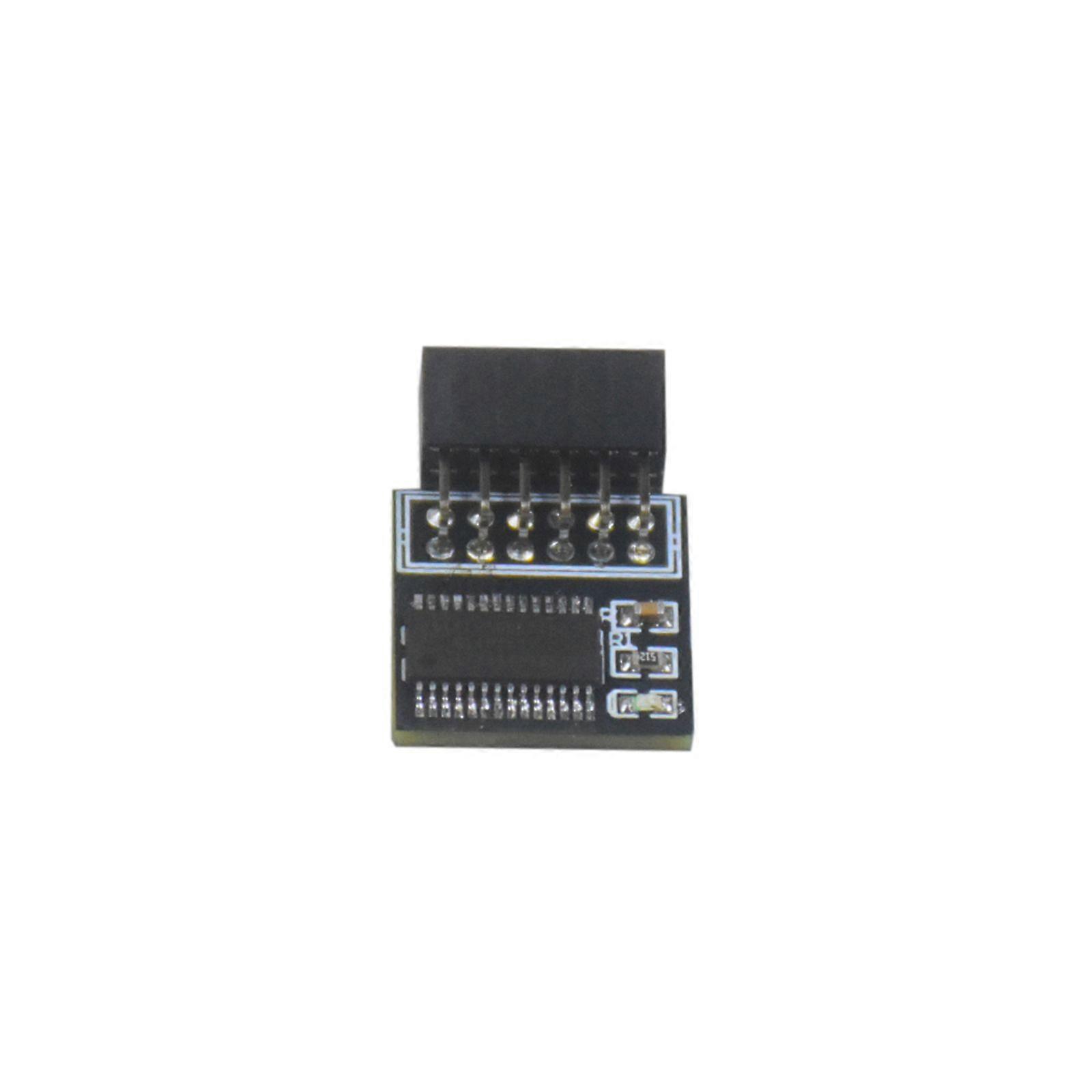 TPM 2.0 Module LPC Interfaces Strong Encryption TPM Module Board for Win 11 Multicolor