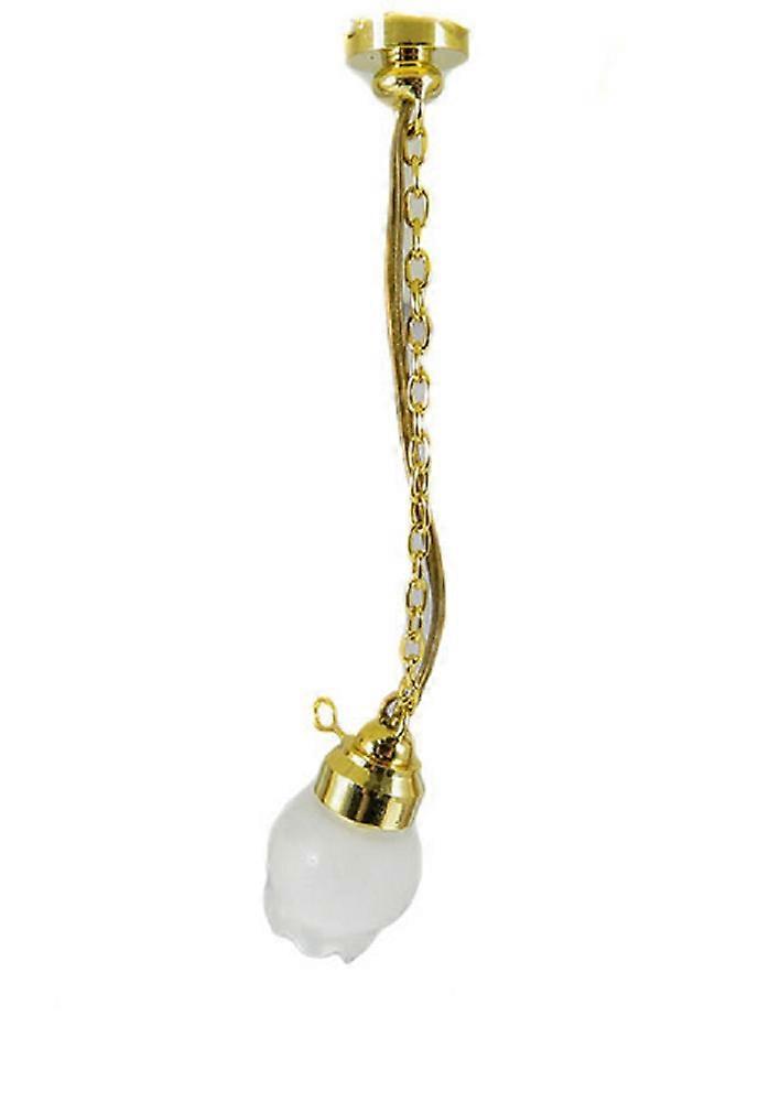 Κούκλες σπίτι κρεμώντας φωτιά αερίου pearl πτώση σκιά 12v ηλεκτρικό ανώτατο όριο φως