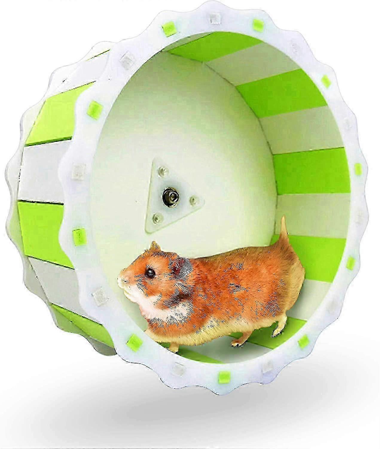 Silent Spinner Wheel For Dwarf Hamsters And Saves Space, Easy To Maintain