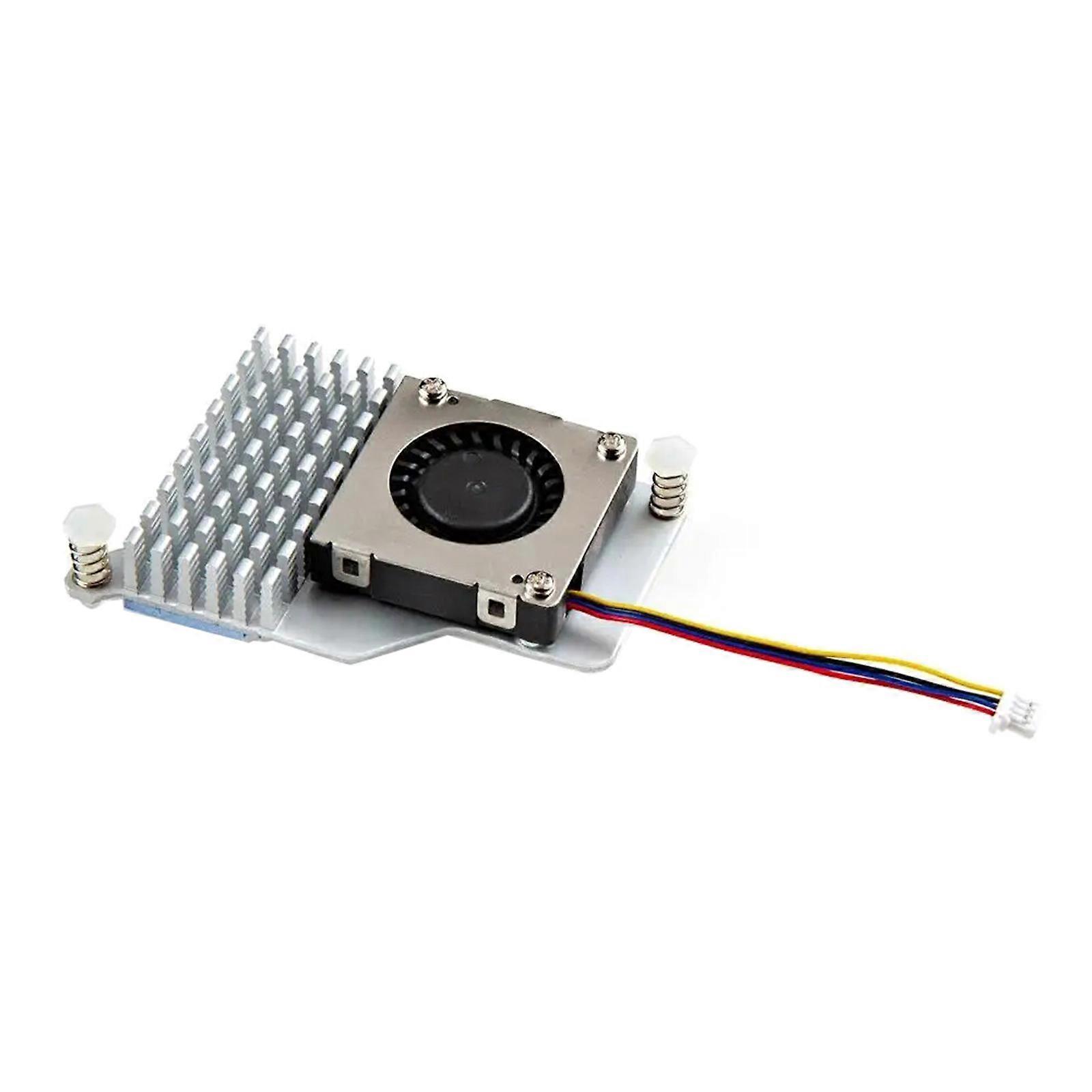 Adjustable Speed Cooling Heat Dissipation Cooling Fan Metal Heatsink Radiator For  5 Development Board Multicolor