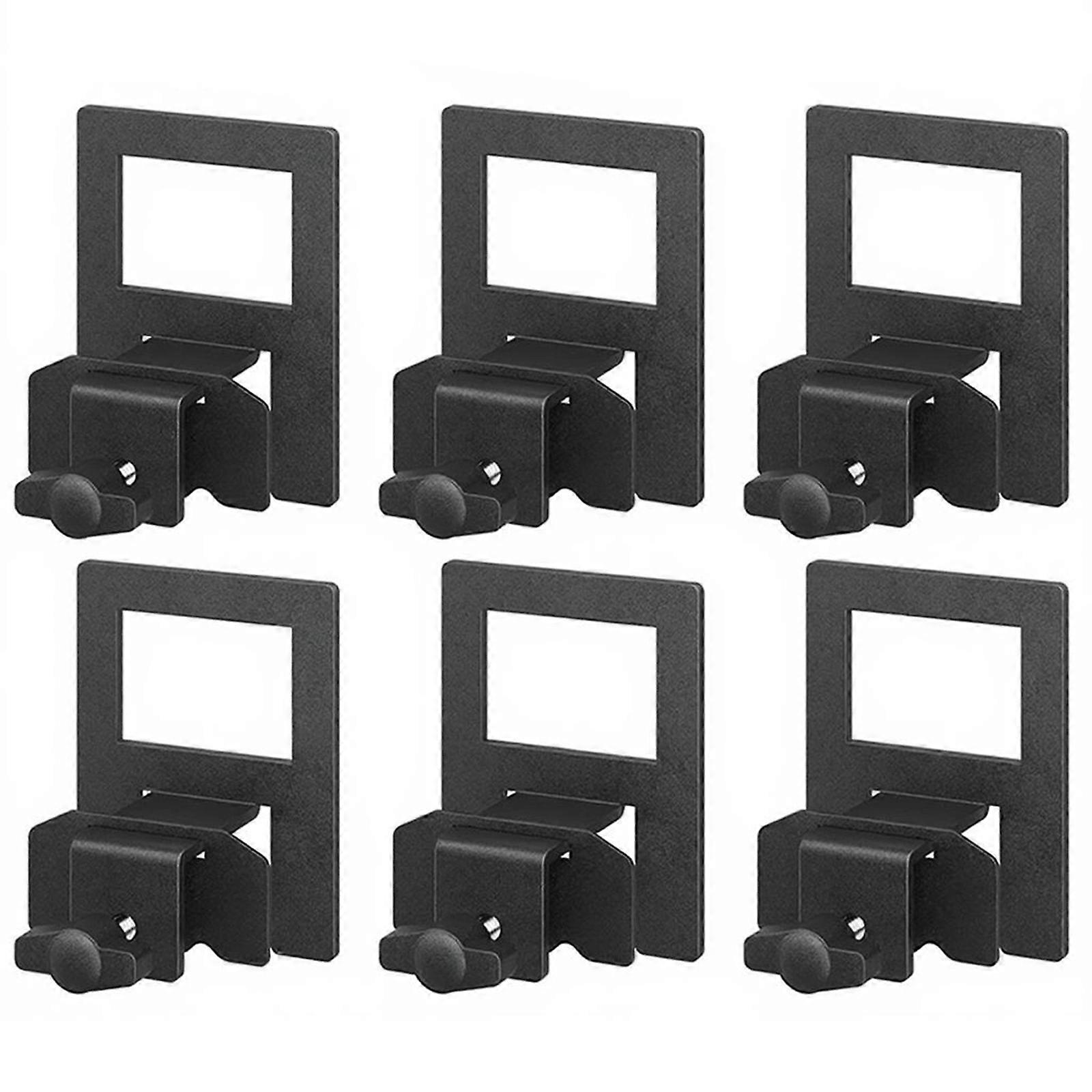 6Pcs Mattress Slide Stopper Holders Nonslip Bed Frame Grippers For Home Hotel Bedding Stability And Rust Resistance Multicolor